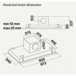 Falmec Stella 90厘米 天花嵌入式抽油煙機 (800m³/h)